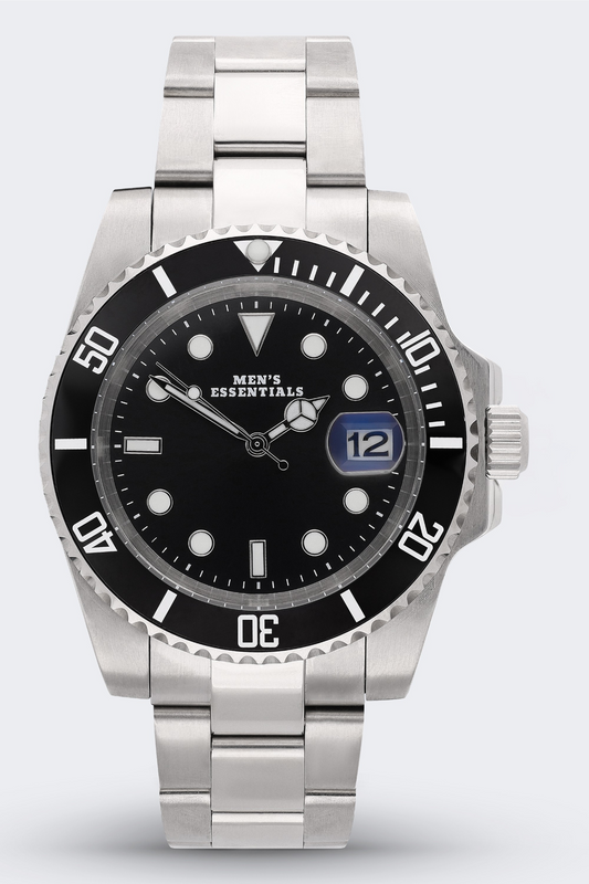 TITAN WATCH - SILVER/BLACK