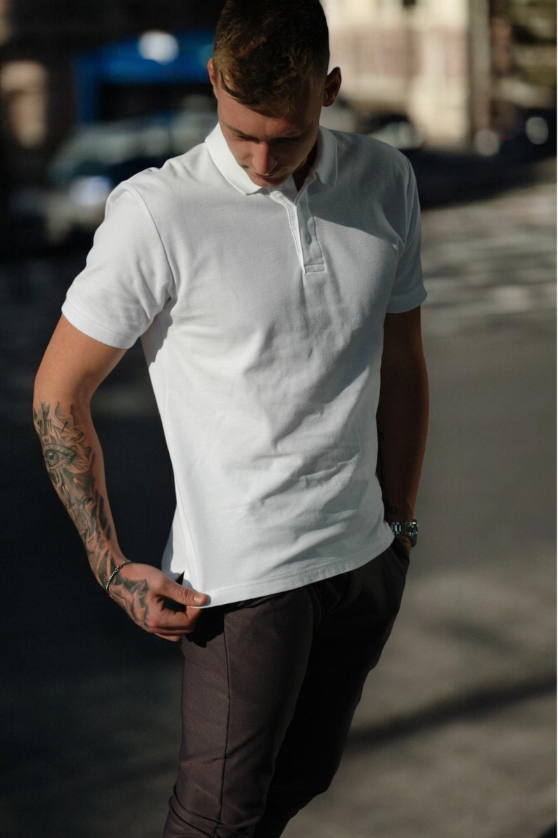 CLASSIC COMFORT POLO - WHITE
