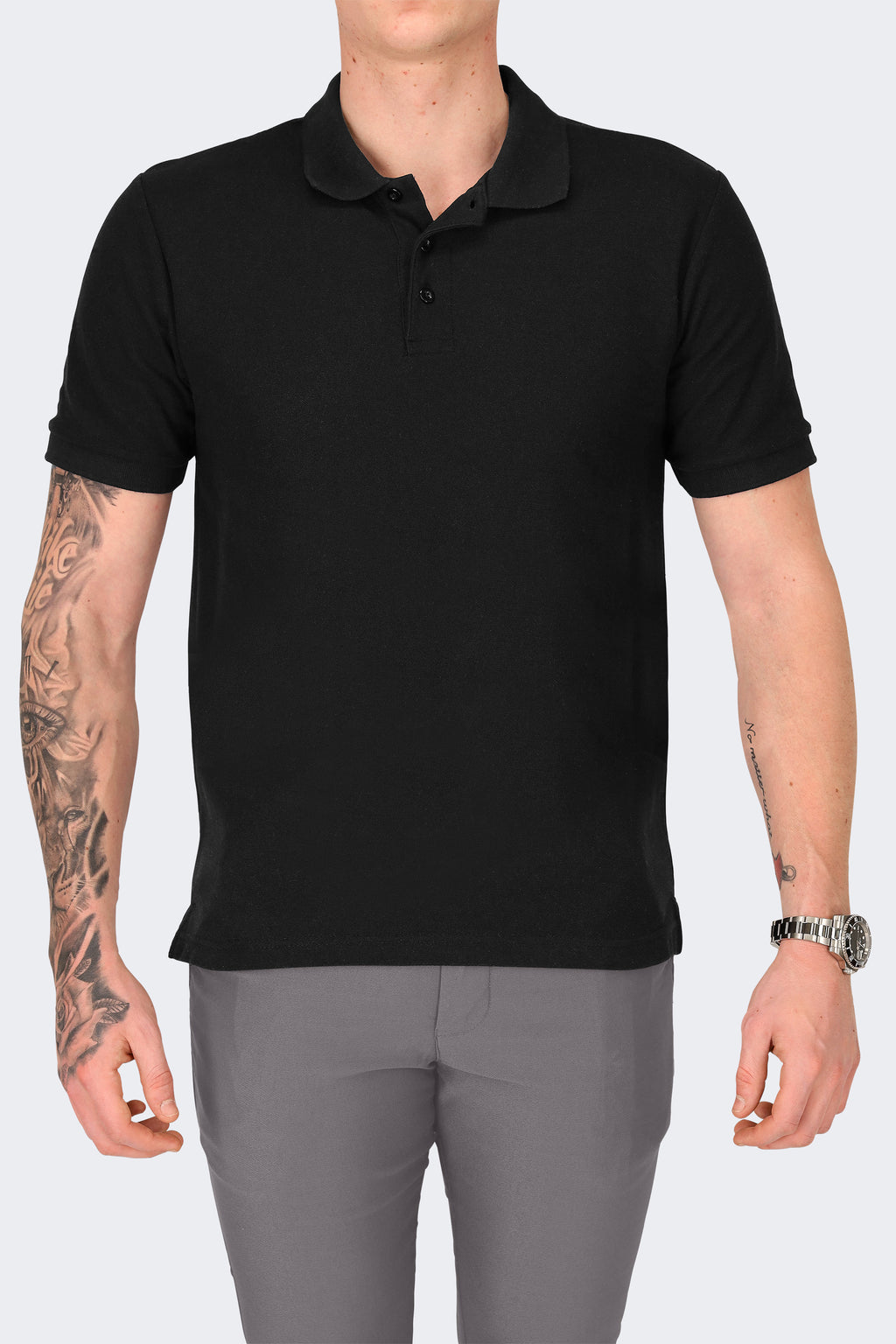 CLASSIC COMFORT POLO - BLACK