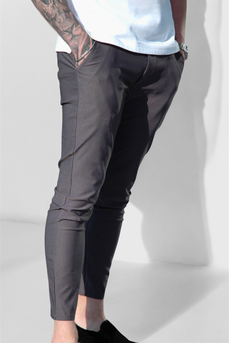 SUPER STRETCH PANTALON - GREY