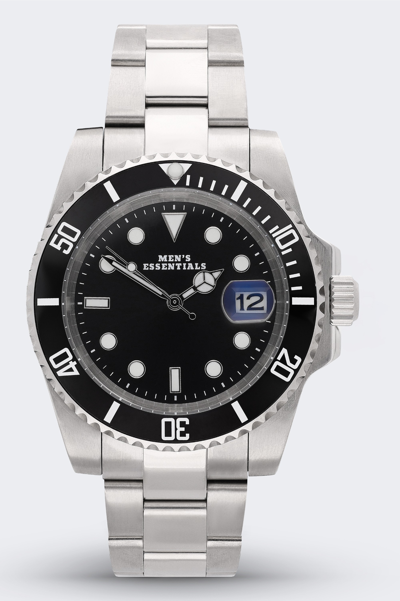 TITAN WATCH - SILVER/BLACK