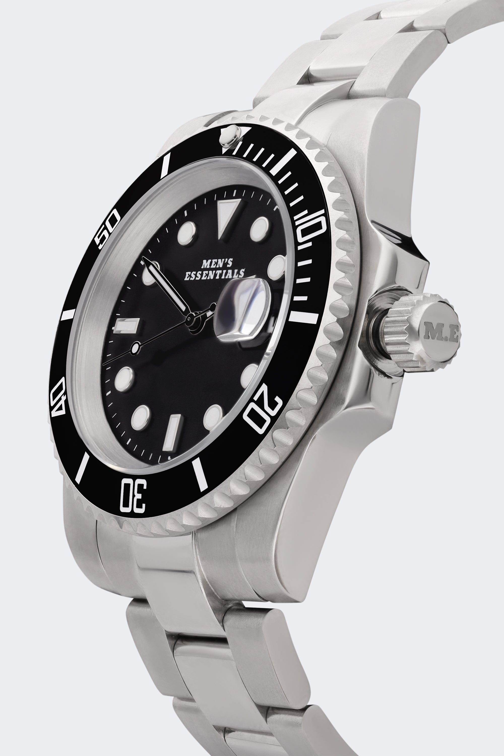 TITAN WATCH - SILVER/BLACK